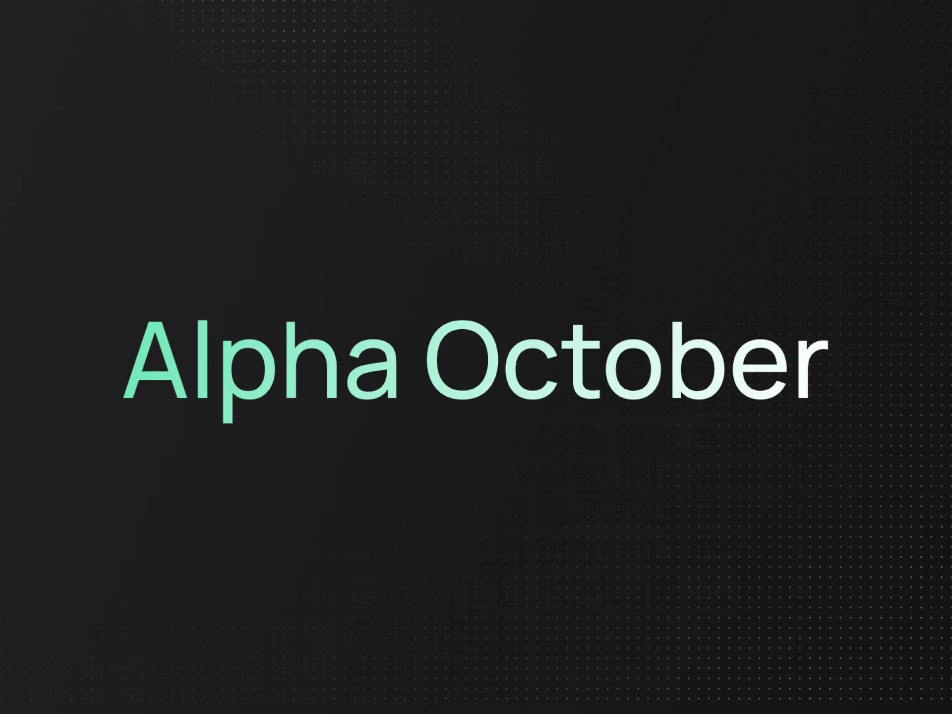 InsForge Alpha October Cover