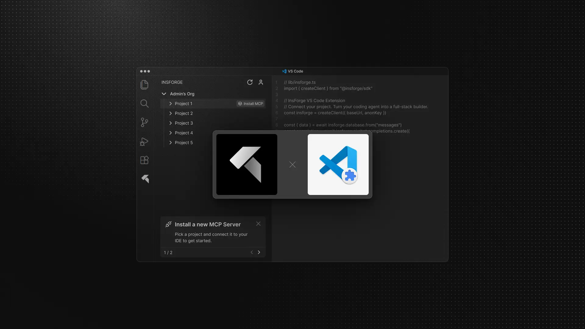 InsForge VS Code Extension